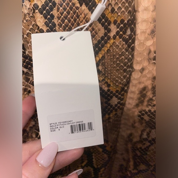 New! Likely Hayley snake- python dress 🐍 sz 6 NWT! - Picture 14 of 16